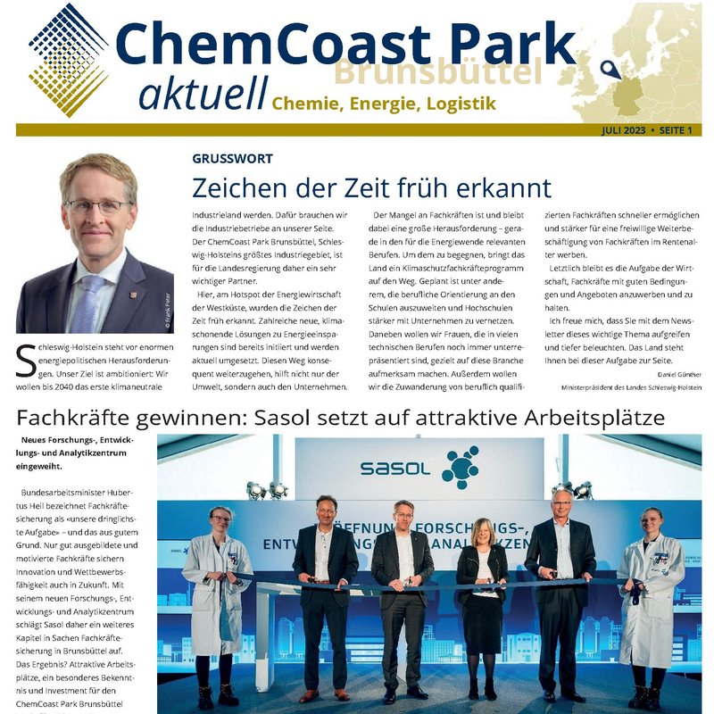 ChemcoastPark Newsletter Juli 2023